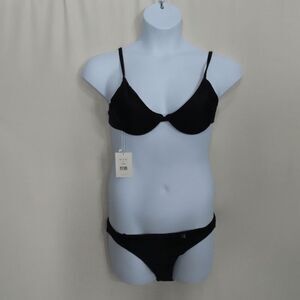 Andie Black The Sicily Top & The Riviera High Waisted Bottom Medium - Set